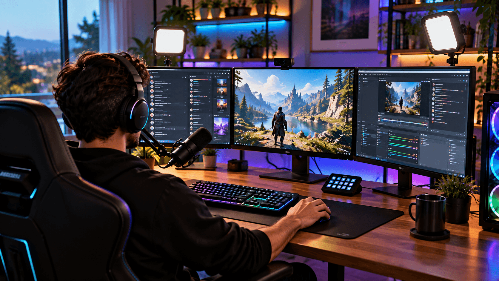 3 Monitor Setup
