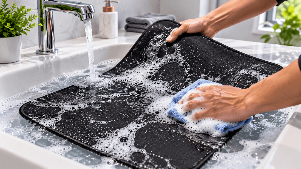 how to clean a mousepad?