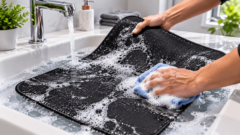 how to clean a mousepad?