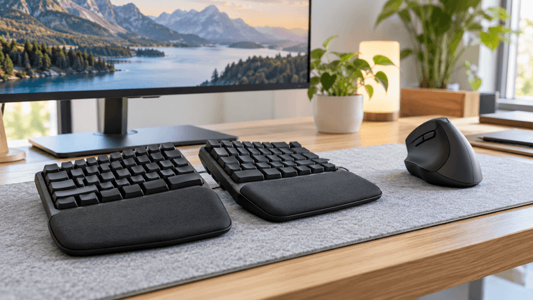 Ergonomic Keyboard and Mouse
